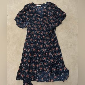 Floral Wrap Dress